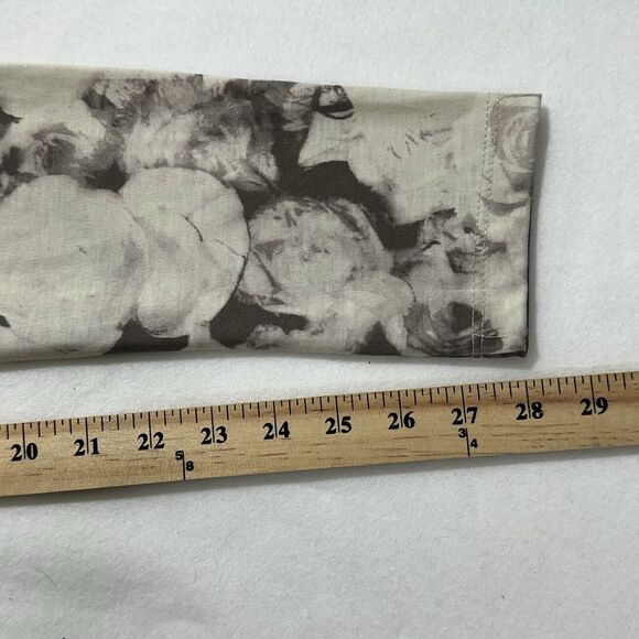 BDG Women's Medium Gray Floral Stretch Leggings High Rise Pull On 28" Inseam - Picture 11 of 11